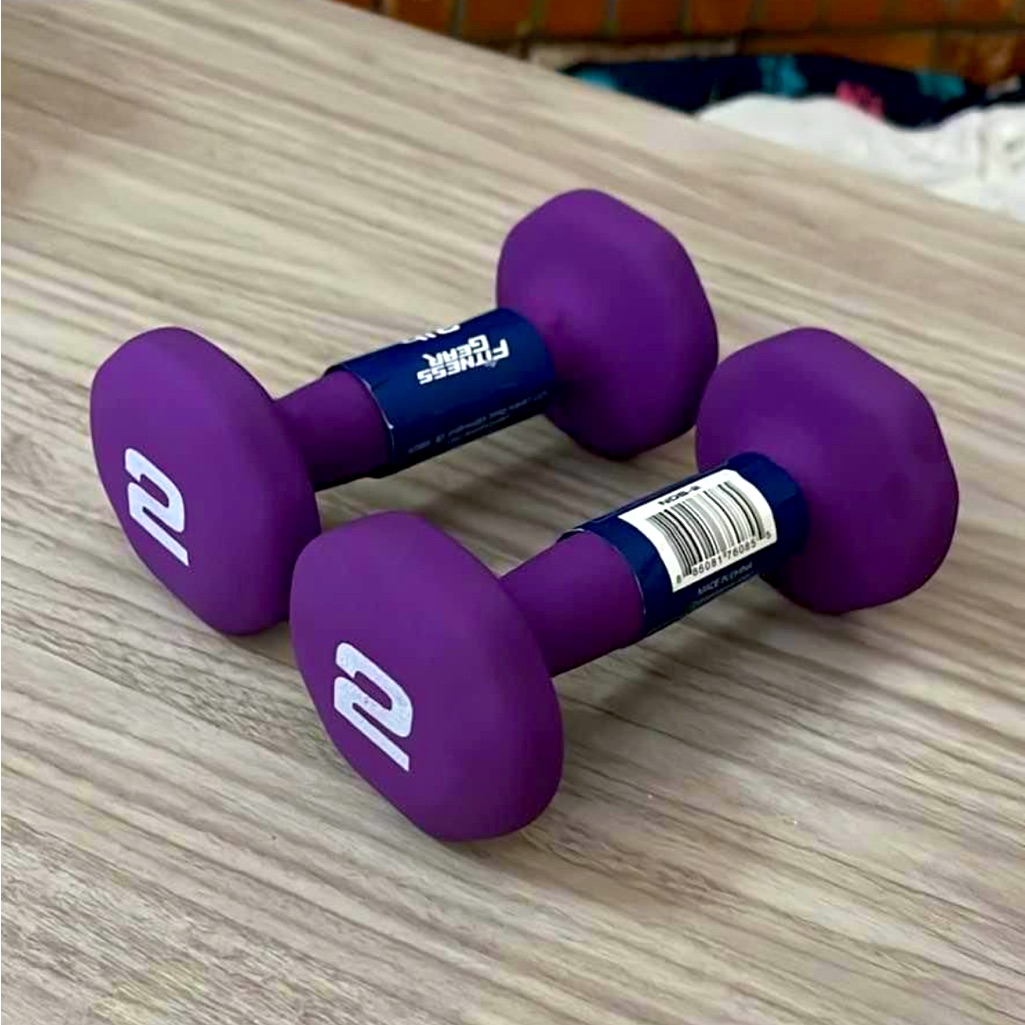 Weider 2 Lb Purple Weights Set Of 2